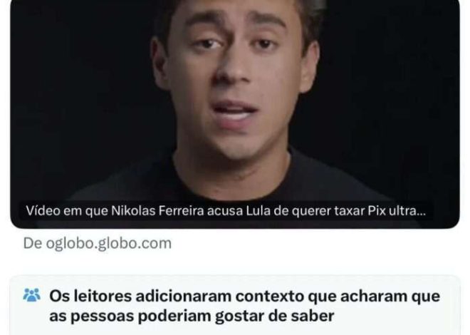 Twitter/X Acusa O Globo de Distorsão em Matéria Sobre Vídeo de Nikolas Ferreira