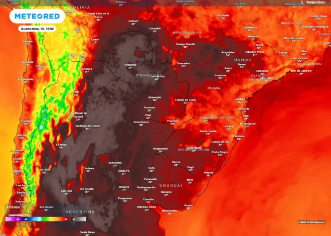 Calor extremo deve atingir o Brasil